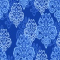 Ikat Ogee Background