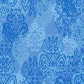 Ikat Ogee Background