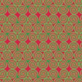 Seamless pattern with Triskele shapes