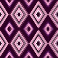 Seamless pattern Turkish carpet dark purple pink claret burgundy. Colorful patchwork mosaic oriental kilim rug with traditional fo