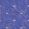 Seamless pattern umbrellas background.