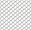 Seamless pattern vector draw. Fence. Rabitz. Royalty Free Stock Photo