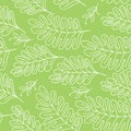 Seamless pattern vector floral background with hand drawn branches for textile, wrapping paper, adult cololring book etc