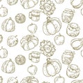 Seamless pattern in vector illustration Royalty Free Stock Photo