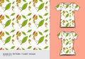 seamless pattern vector illustration, T-shirt design, Cute little fairy cartoon, angel, Comics in fairy tales, fabric texture