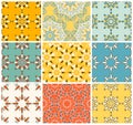 Seamless pattern vector sets