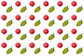Seamless pattern vegetables on a white background Royalty Free Stock Photo
