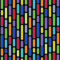 Seamless pattern of vertical colored lines