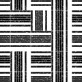 2182 Seamless pattern with vertical and horizontal black stripes, modern stylish image. Royalty Free Stock Photo