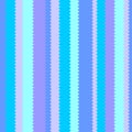 Seamless pattern of vertical stripes with scalloped edge. Vector image