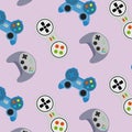 Seamless pattern video game gadget and joypad