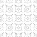 Seamless pattern with viking shields and swords on white background