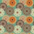 Seamless pattern. Vintage decorative elements. beautiful background Royalty Free Stock Photo