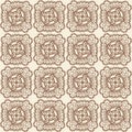 Seamless pattern. Vintage decorative elements.