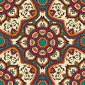 Seamless pattern. Vintage decorative elements. Hand drawn background. Islam, Arabic, Indian, ottoman motifs. Royalty Free Stock Photo
