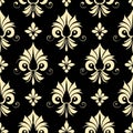 Seamless pattern. Vintage decorative elements pattern. Royalty Free Stock Photo