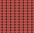 Seamless pattern Of Vintage Happy Halloween Tartan Texture. Hall Royalty Free Stock Photo