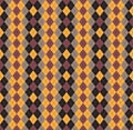 Seamless pattern Of Vintage Happy Halloween Tartan Texture. Hall