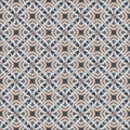 Seamless pattern in vintage style, nude nature color palette