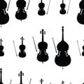 pattern with violins3