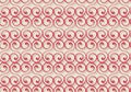 Seamless pattern with Volutes in 3 colors