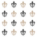 seamless pattern wallpaper royal lily