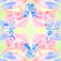 Seamless pattern. Watercolor background image - decorative composition.