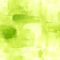 Seamless pattern with watercolor brush strokes. Green easter background for scrapbooking.