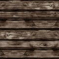Seamless pattern with watercolor wood texture, boards, fence, floor, wall, wood, tree, firewood, timber, lumber Royalty Free Stock Photo