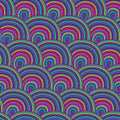 Seamless pattern with waves eps10. Seamless wave hand-drawn pattern, waves background (seamlessly tiling).Can be used for