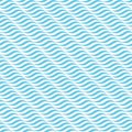 Seamless pattern with waves. Geometric background. Vector illustration. Royalty Free Stock Photo