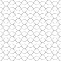 Seamless pattern of wavy lines and dots. Geometric dotted wall Royalty Free Stock Photo