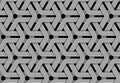 Vector hexagonal seamless pattern of weaved fiber.