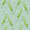 Seamless pattern of wheat