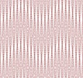 Seamless pattern on a white background. Has the shape of a wave. Consists of through geometric elements. Royalty Free Stock Photo