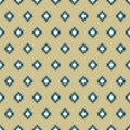 Seamless pattern with white and blue kilim