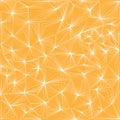 Seamless pattern white cobweb on a yellow background Royalty Free Stock Photo