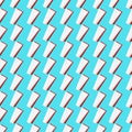 Seamless pattern of white cream tubes of the blue background Royalty Free Stock Photo