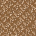 Seamless pattern white curlicues Royalty Free Stock Photo