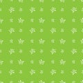 Seamless pattern of white florets petals Royalty Free Stock Photo