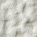 Seamless pattern. White fur texture. Natural fur. AI generation. Royalty Free Stock Photo