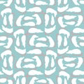 Seamless pattern of white mice or rodents. Vector background for laboratory, animal, or unique textile prints Royalty Free Stock Photo