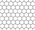 Seamless pattern with white wavy lines(hexagon), modern stylish image.