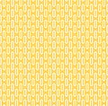 Seamless Pattern with White and Yellow ramen. Sea Waves Texture. Noodle and Pasta Abstract Background Concept. Vector