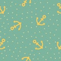 Seamless pattern whith ancor