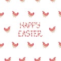 Seamless pattern Easter.