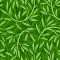 Seamless pattern with willow leaves.