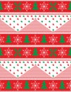 Seamless pattern of winter holiday background. Merry Christmas and Happy New Year Collection. - Vector Royalty Free Stock Photo