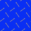 A seamless pattern with a wooden disposable fork, life without plastic. Creative background