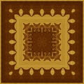 Seamless pattern, wooden marquetry